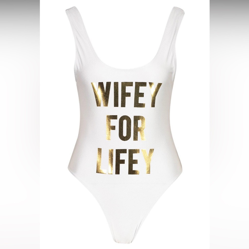 Bachelorette party swim suit!
